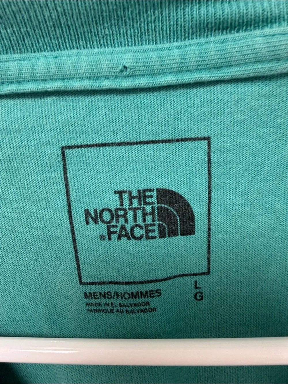 The North Face Men's Teal Crewneck Short-Sleeve Logo Tee